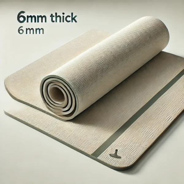Non-Slip Yoga Mat (6mm Thick)